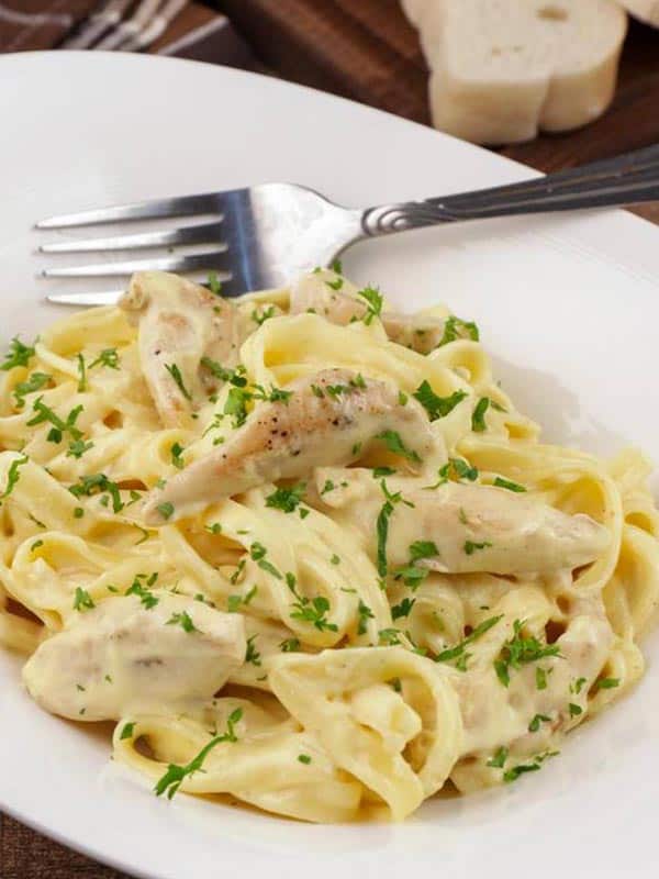 5 ingredient pasta alfredo