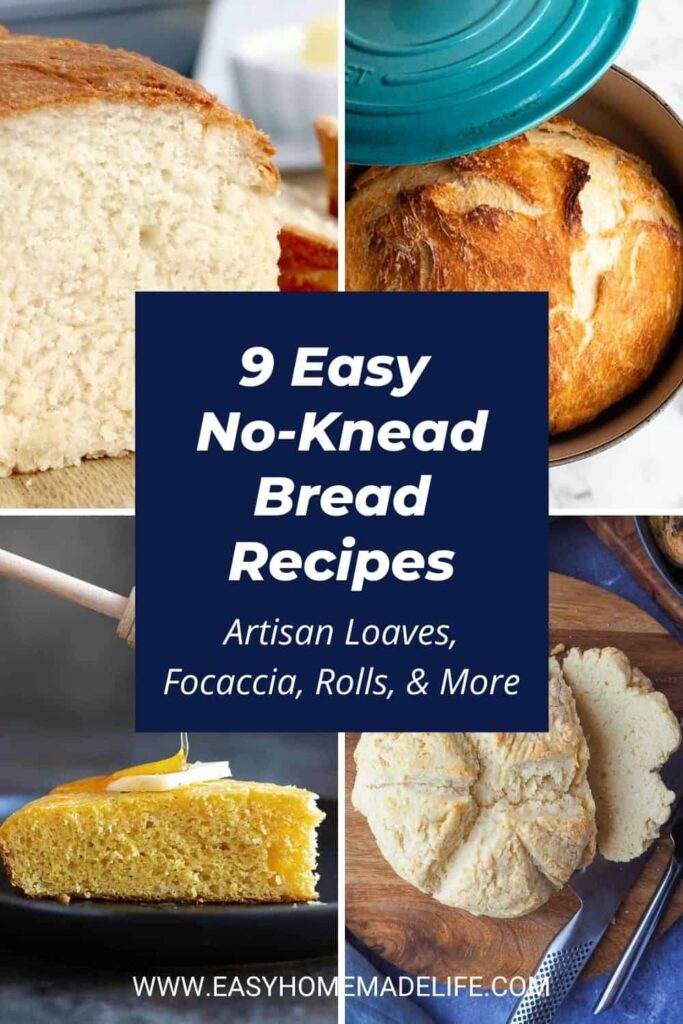 9 easy no-knead bread recipes for the perfect homemade loaf.