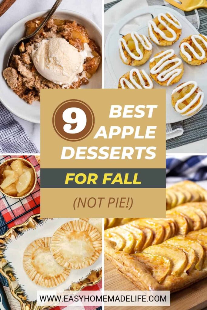 9 Best Apple Desserts For Fall (Not Pie!) collage.