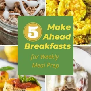 make ahead breakfast recipes for meal prep