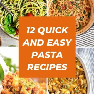 quick homemade pasta recipes