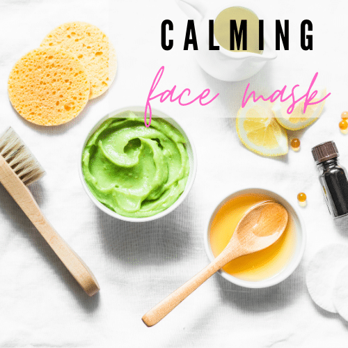 Calming face mask.