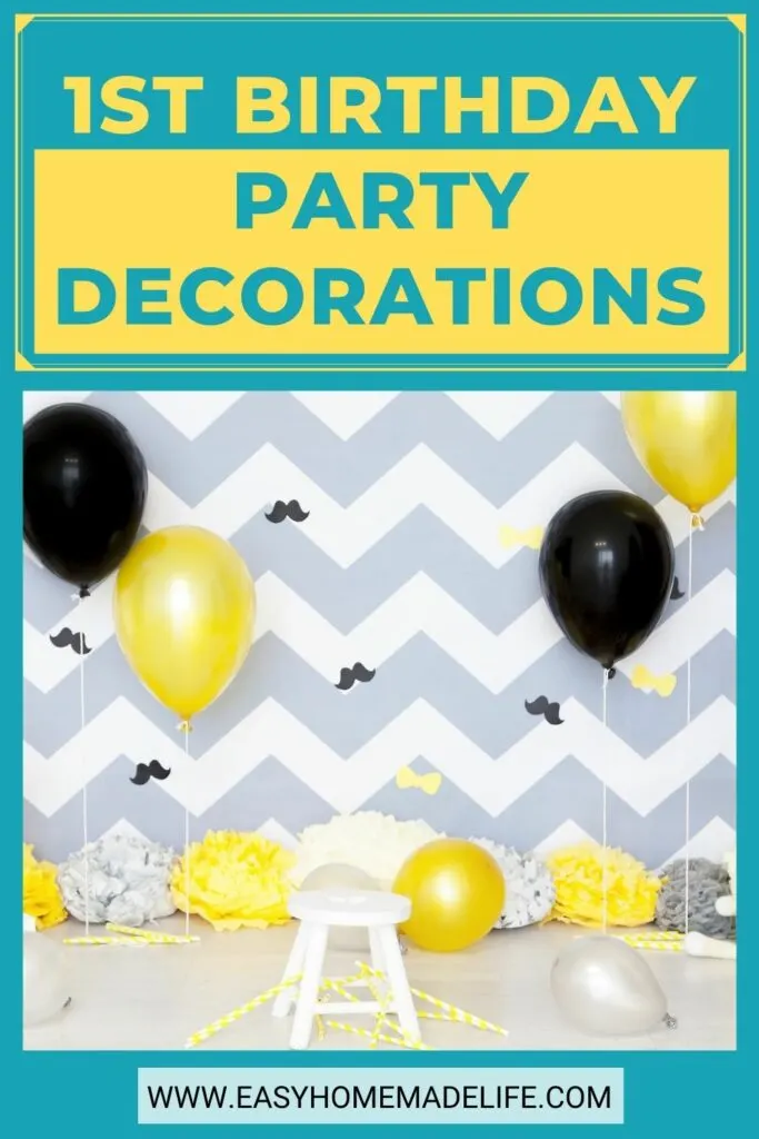 1st Birthday Party Decorations (For Girl and Boy)