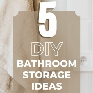 Small bathroom storage ideas for renters