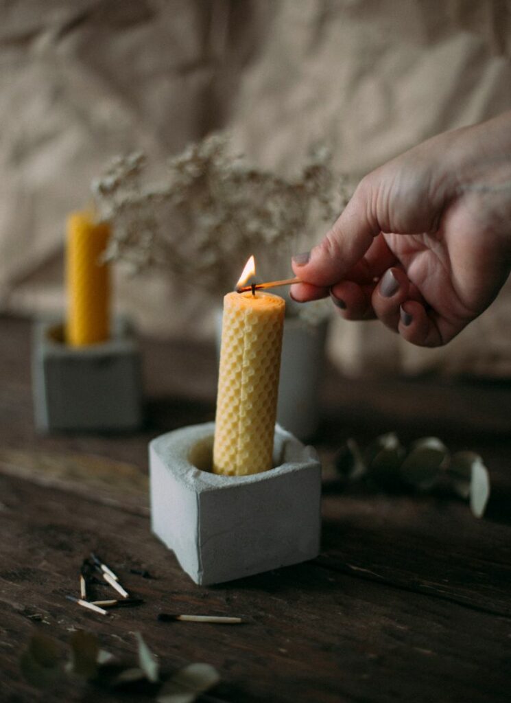 Sheets of beeswax for candles