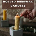 easy way to make beeswax candles