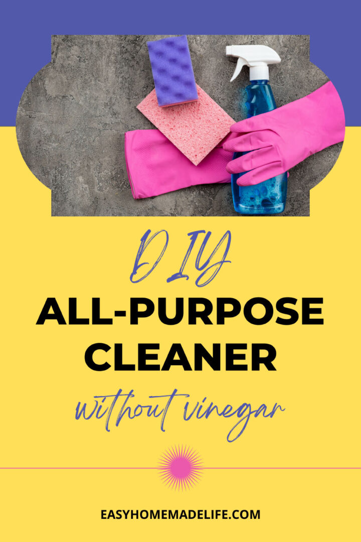 DIY All Purpose Cleaner without Vinegar