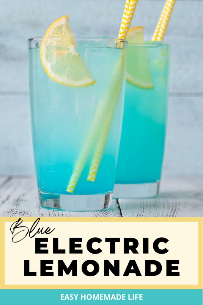 Blue electric lemonade.