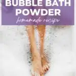 Bubble bath powder diy