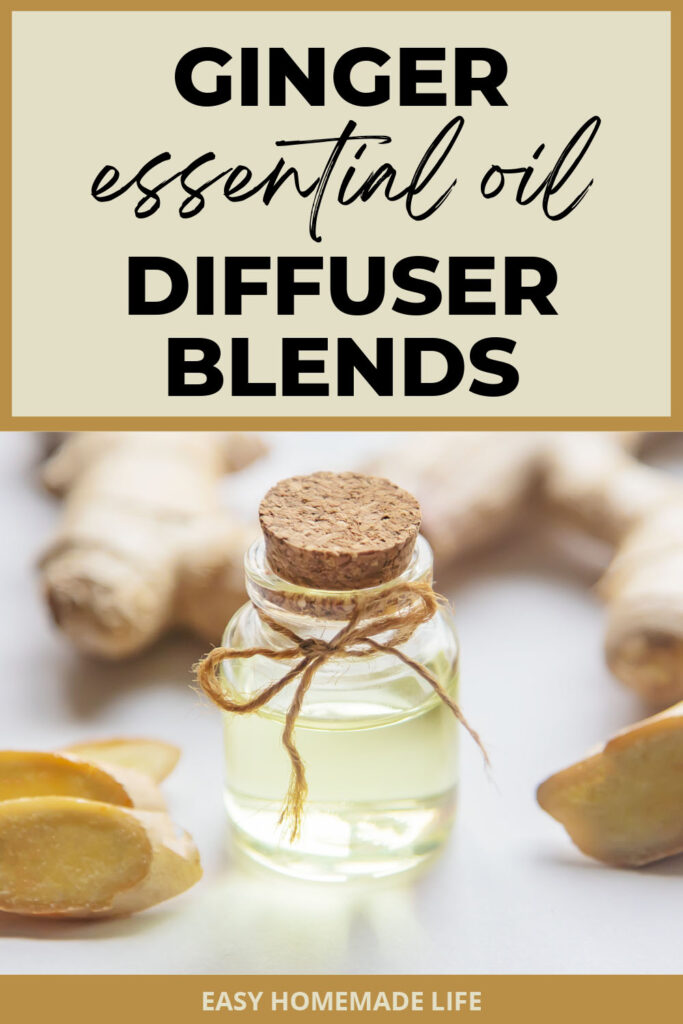 Ginger essential oil diffuser blends.