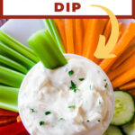 3-ingredient easy onion dip.