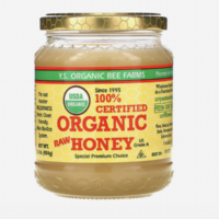 100% Certified organic raw honey