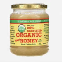100% Certified organic raw honey