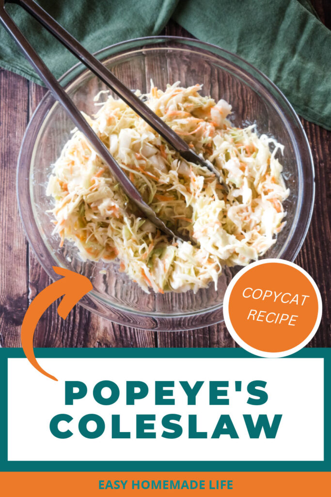 Popeye's coleslaw.