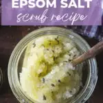 Lavender epsom salt scrub recipe.