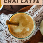 Pumpkin spice chai latte.