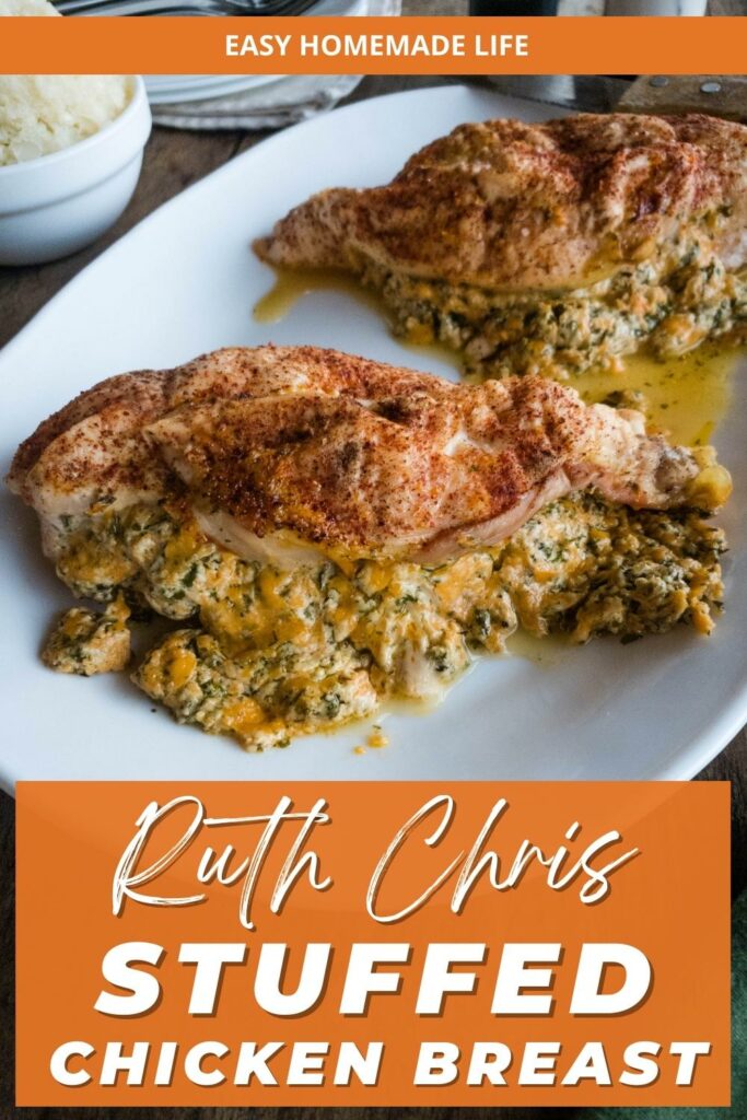 Ruth Chris stuffed chicken breast.