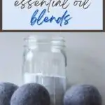 Wool dryer balls essential oil