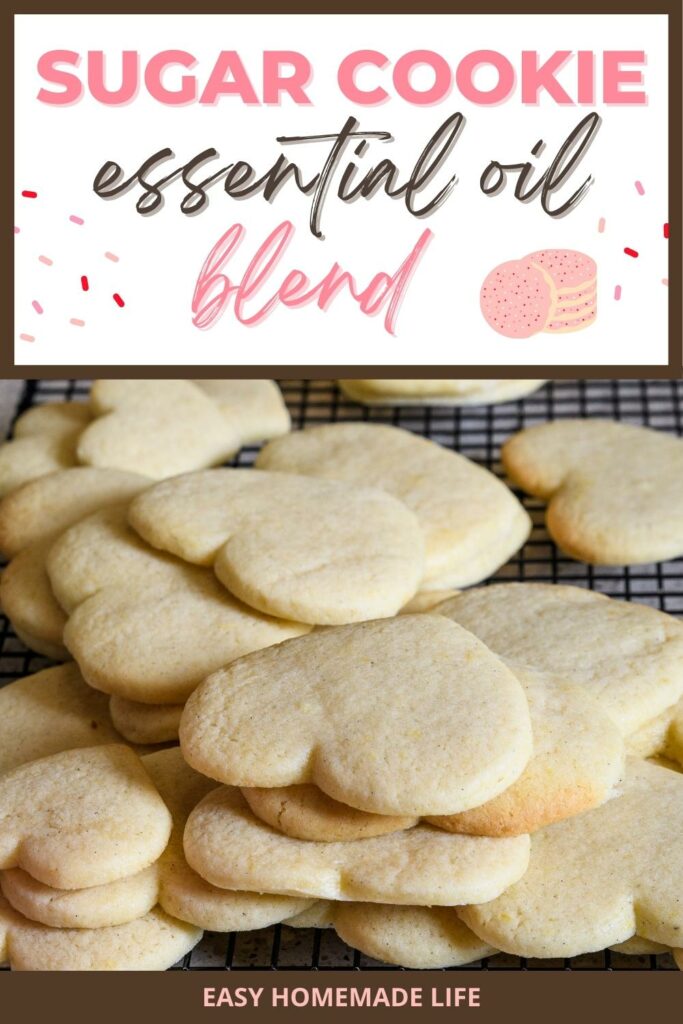 Sugar cookie essential oil vanilla blend.