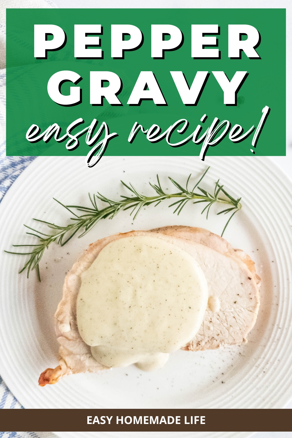 Pepper Gravy Recipe. Easy recipe.