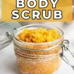 Turmeric body scrub.