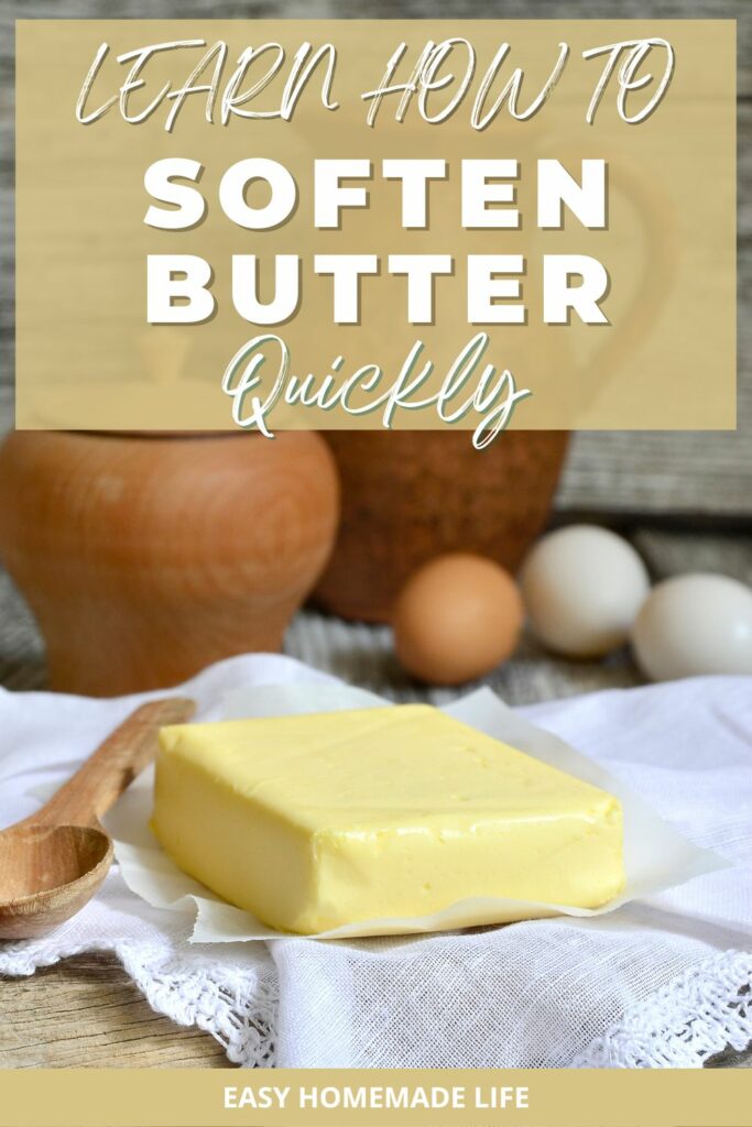 Learn how to soften butter quickly.