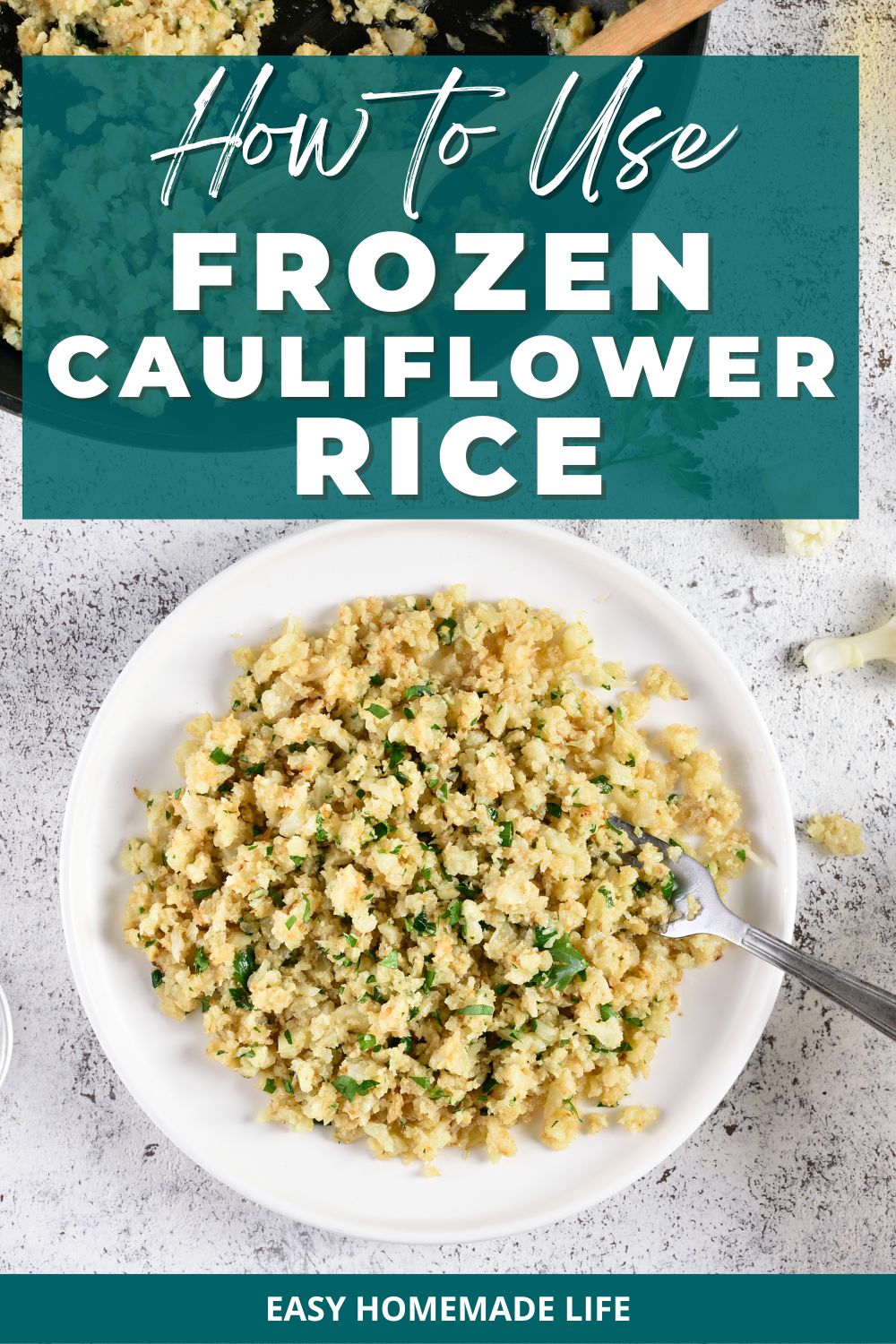 How to use frozen cauliflower rice.