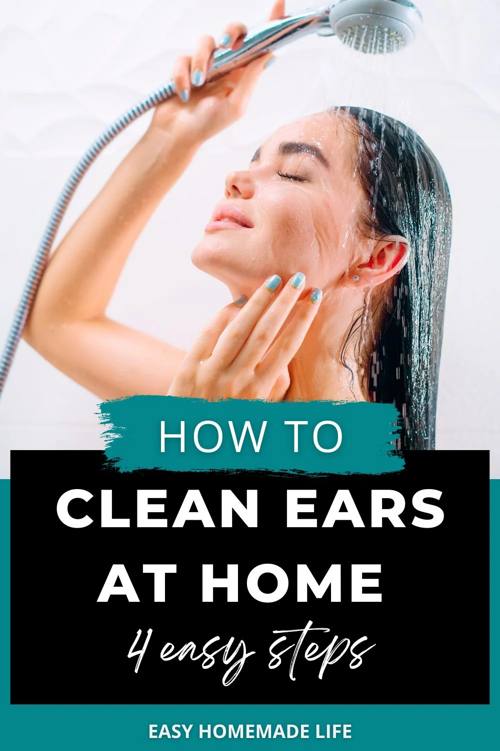 How to clean ears at home, four easy steps.