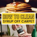 How to clean syrup off carpet.
