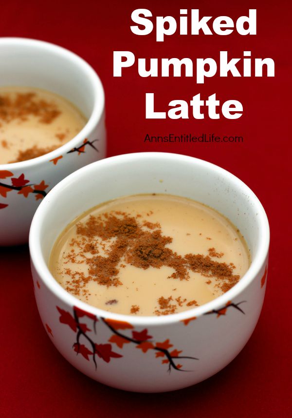 Spiked pumpkin latte.