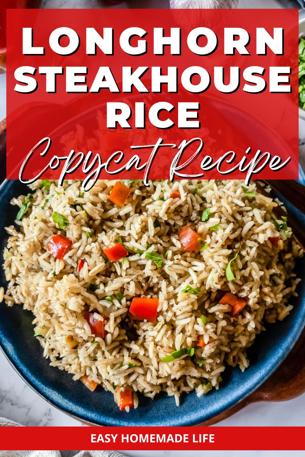 Longhorn Steakhouse Rice Copycat Recipe.