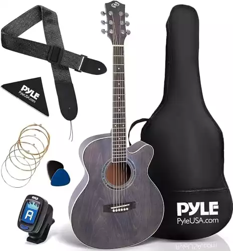 Pyle Acoustic Guitar Kit for Beginner Kids