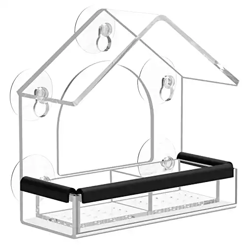 Transparent Window Bird Feeder