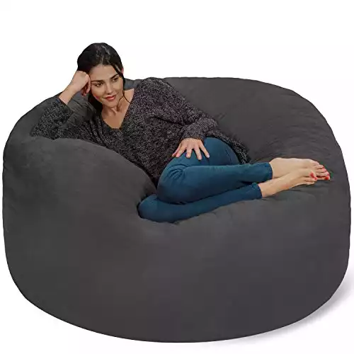 Chill Sack Bean Bag Chair: Giant 5' Memory Foam Furniture Bean Bag