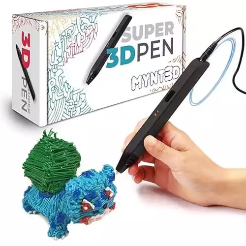 Super 3D Pen, 1.75mm ABS and PLA Compatible 3D Printing Pen