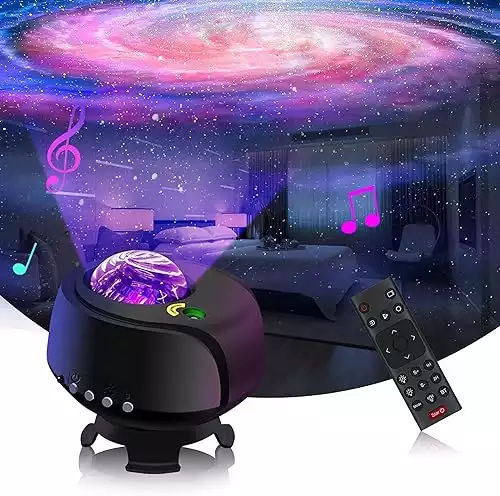 Star Projector with Changing Nebula and Galaxy Shapes