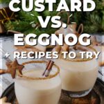 Explore the difference between boiled custard and eggnog recipes and give them a try.