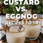 Explore the difference between boiled custard and eggnog recipes and give them a try.