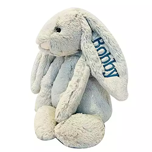Plush Bunny With Child's Name