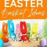 New born Easter basket ideas.
