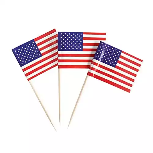 American Flag Toothpicks