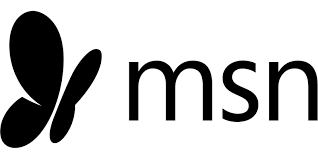 Black MSN logo on a white background, consisting of a butterfly silhouette and the text "msn" in lowercase letters next to it.
