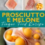 A two Prosciutto E Melone Finger Food Recipe by Easy Homemad Life.